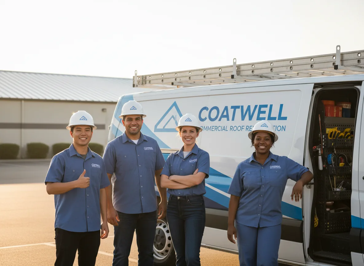 Commercial roof coating company in Natick, MA